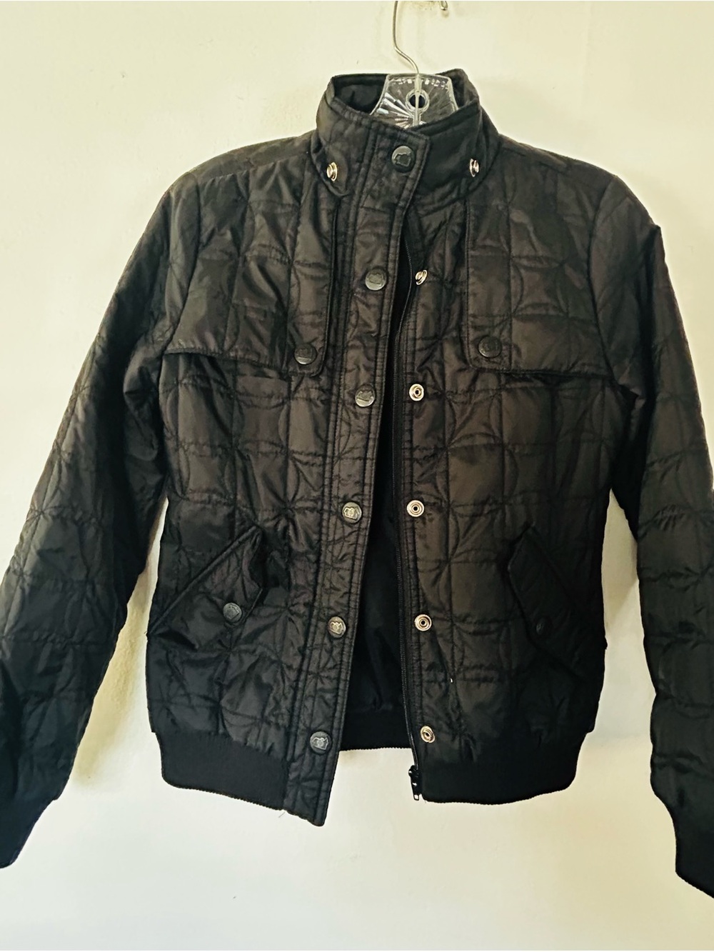 Paul Frank Black Quilted Puffer Jacket